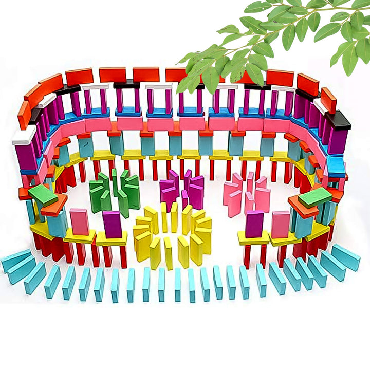 Kids 120 Domino Blocks Dominoes (120 Pcs Set) - TezCart