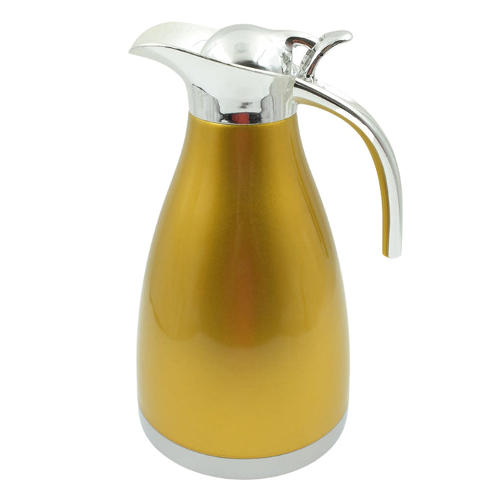 Vacuum Insulated Kettle Jug, Vacuum Insulated Thermos Kettle Jug Insulated Vacuum Flask, Vacuum Kettle Jug Stainless Steel For Milk ,Tea ,Beverage Home Office Travel Coffee (1.5 Ltr / 1Pc) Your Brand