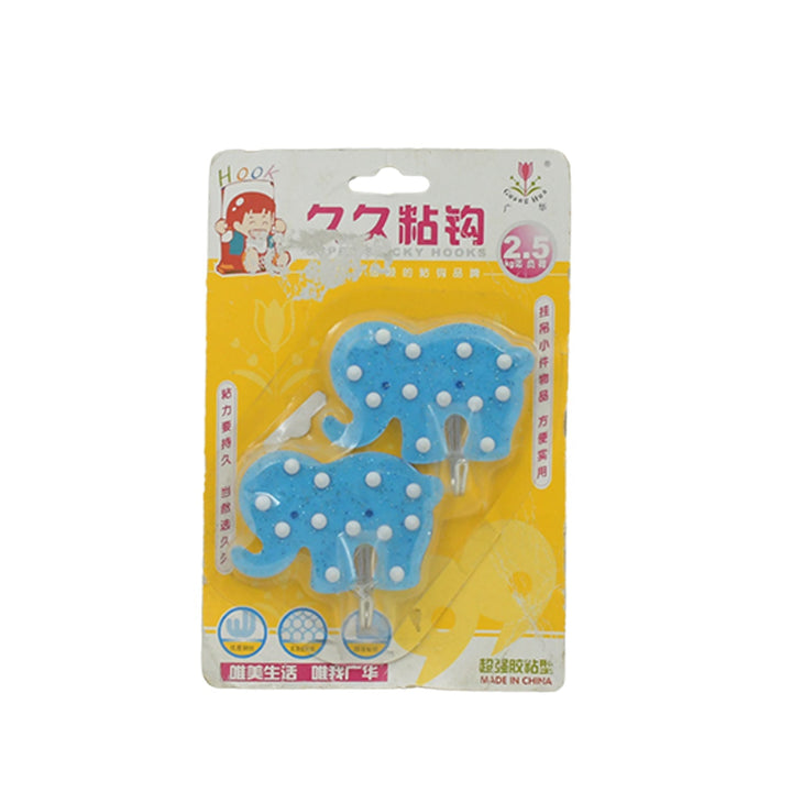 Strong Self-Adhesive Hooks (2 Pc): Heavy Duty, Waterproof, Multipurpose Your Brand