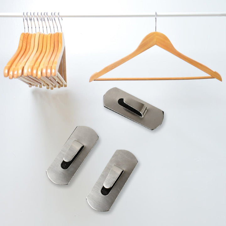 Heavy Duty Self-Adhesive Stainless Hooks – Waterproof for Robes, Coats & Towels Your Brand