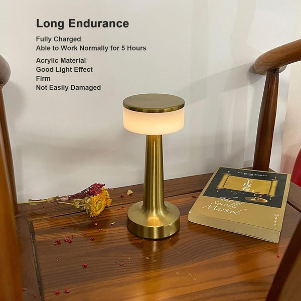 Touch LED Lamp – USB, 3 Colors, 3 Brightness Levels (1 Pc, Metal) Your Brand