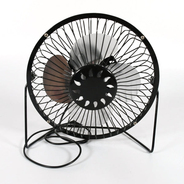 USB Table Desk Personal Metal Electronic Fan, Compatible with Computers, Laptops, Student Dormitory, Suitable For Office, School Use (1 Pc) Your Brand