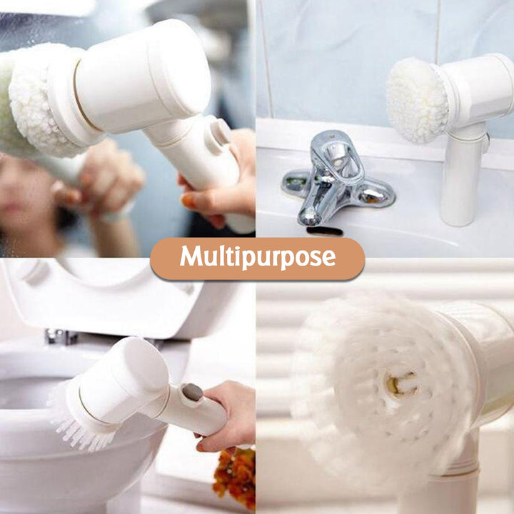 5in1 Home Kitchen Electric Cleaning Brush, Electric Spin Scrubber Your Brand