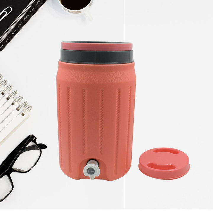 Insulated Water Jug with Tap (7500ml): Leakproof, Travel Cooler Your Brand