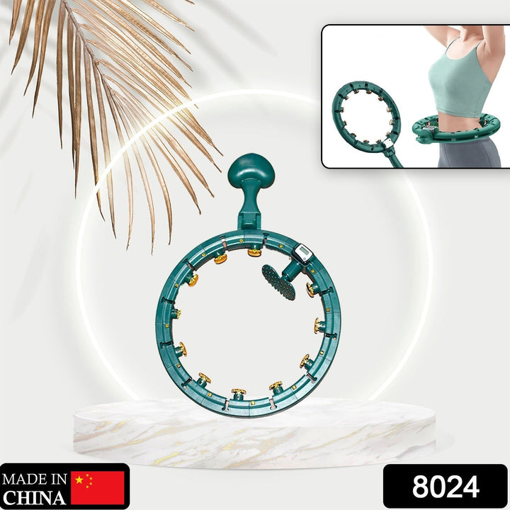 Fitness Adjustable Detachable Fitness Hula Hoop Ring Smart Round Count & Weight Loss Gym Equipment Exercise Smart Hula Hoops Your Brand