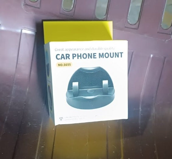 2 in 1 Car Anti-Slip Mat, Phone Holder Non Slip Sticky Phone Mount Holder (1 Set) - TezCart