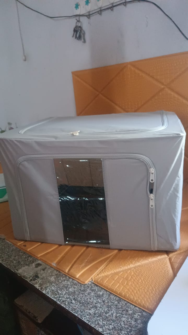 Storage Box with Lid, With Window (50×40 Cm / 1 Pc) your brand