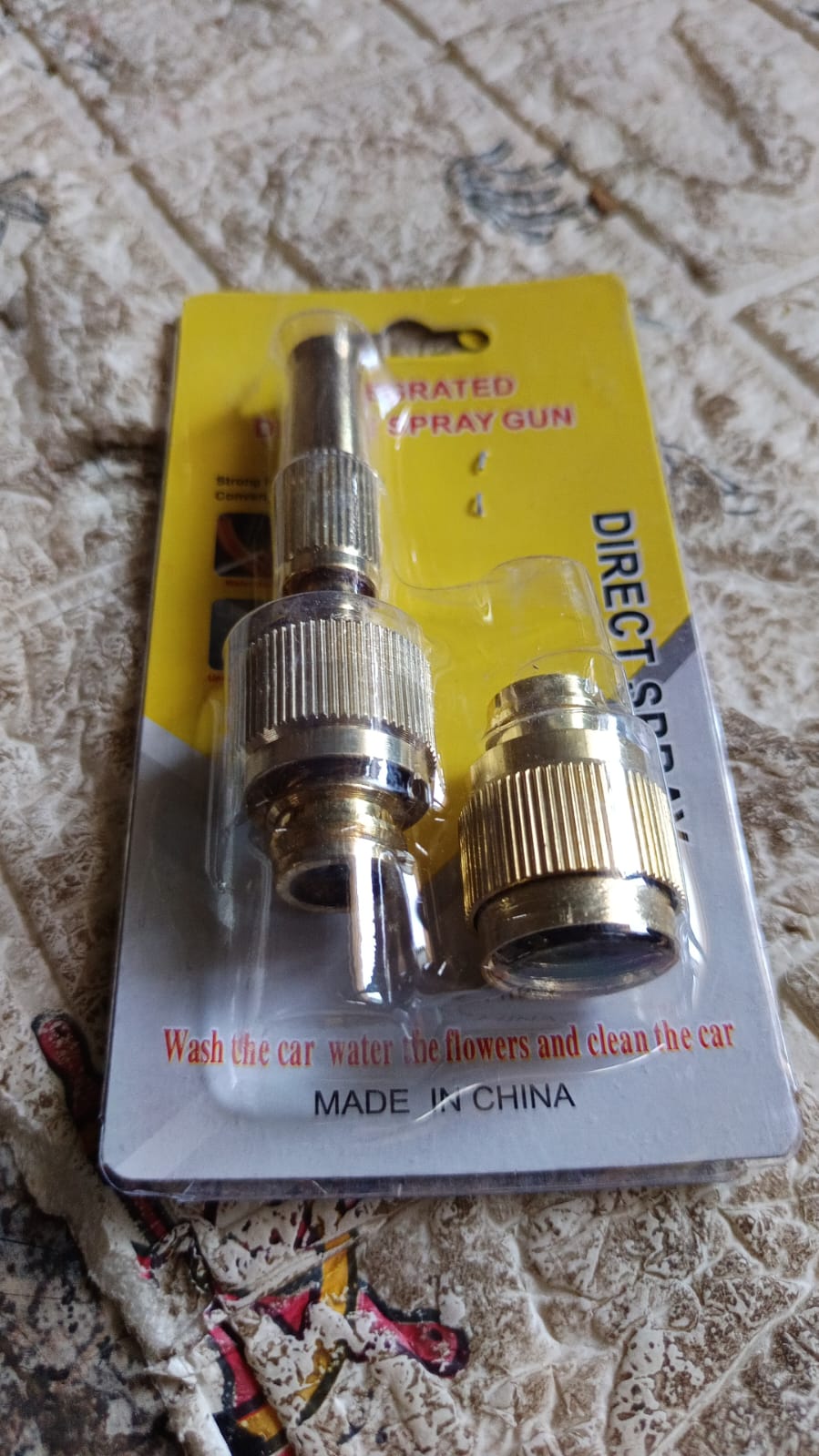 water spray nozzle for water pipe booster nozzle for car wash nozzle with high pressure water adjustable brass nozzle water spray gun for gardening watering tools - TezCart