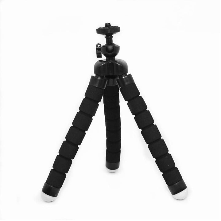 Portable Mini Octopus Tripod Stand with Phone Holder for Live Selfie, Mobile Phone Portable and Adjustable Stand - TezCart