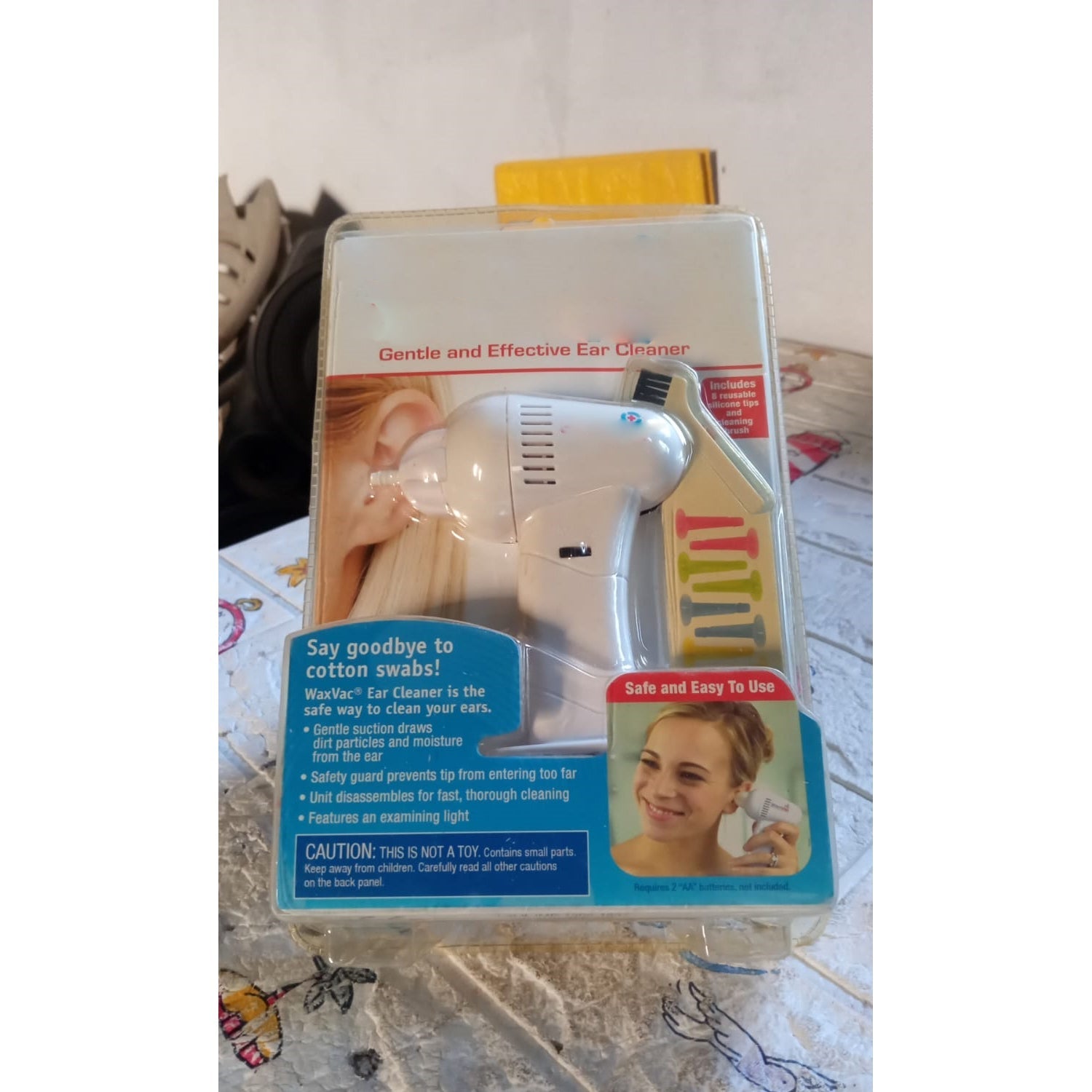 Vacuum Ear Cleaning System Clean Ears Care Removel Tool Earpick Cleaner Vacuum Removal Kit Safe Gentle Hygienic with 8 Silicon Cleaner Clips and Cleaning Brush Your Brand