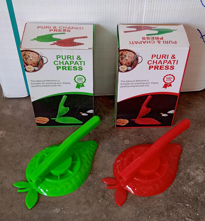 Plastic Kitchen Press: Strawberry Design, Manual, Easy to Use (1 Pc) - TezCart