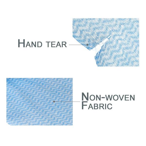 Non Wooven Fabric Disposable Handy Wipe Cleaning Cloth Roll, Tissue Roll (1Pc) Your Brand