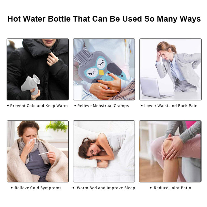 Doremon small Hot Water Bag with Cover for Pain Relief, Neck, Shoulder Pain and Hand, Feet Warmer, Menstrual Cramps. - TezCart