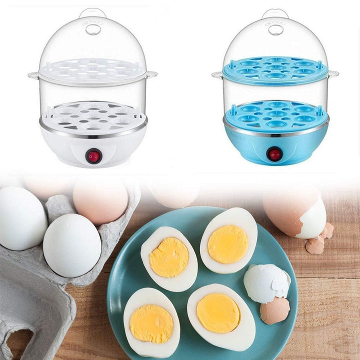 Egg Boiler / Poacher / Cooker / Electric Steamer (2 Layer) - TezCart
