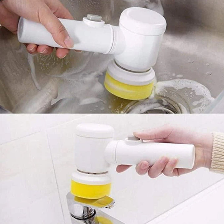 5in1 Home Kitchen Electric Cleaning Brush, Electric Spin Scrubber Your Brand