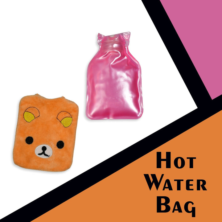 Warm Hug from a Panda: Orange Panda Hot Water Bottle for Pain Relief - TezCart