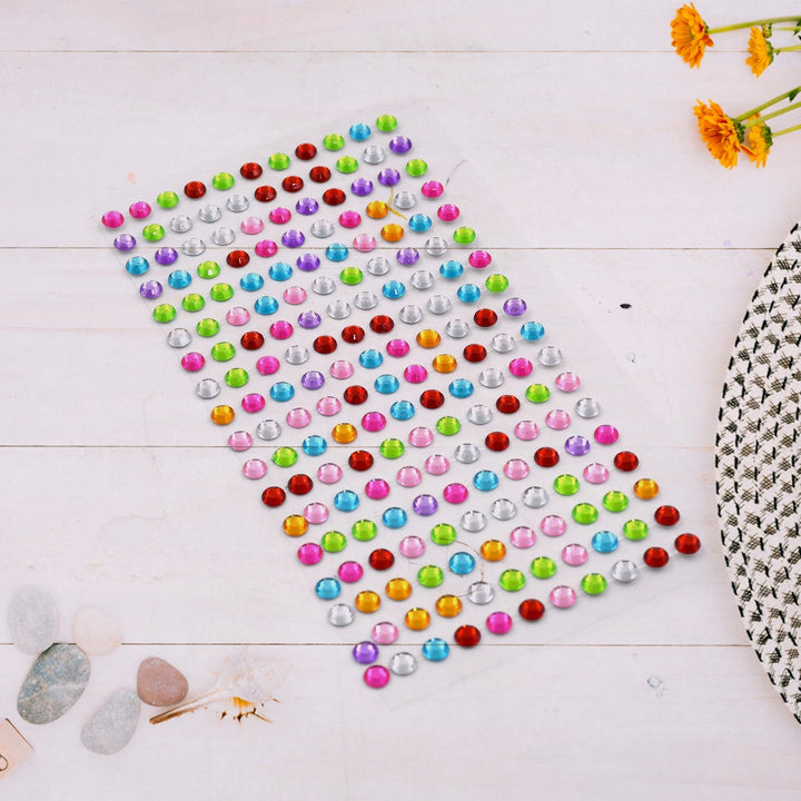 SpaceSelf Adhesive Multi Size Shaped Shining Stones Crystals Stickers For Art & Craft, Mobile Phone Decoration, Jewelery Making, School Projects, Creative Work Your Brand