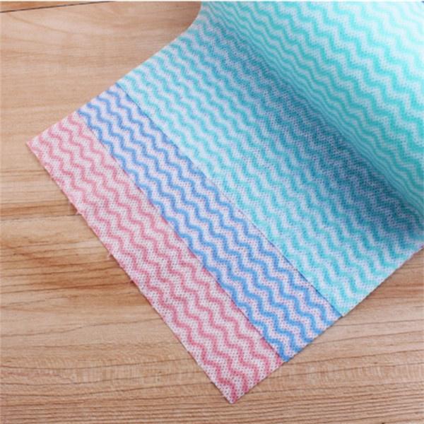 Non Wooven Fabric Disposable Handy Wipe Cleaning Cloth Roll, Tissue Roll (1Pc) Your Brand