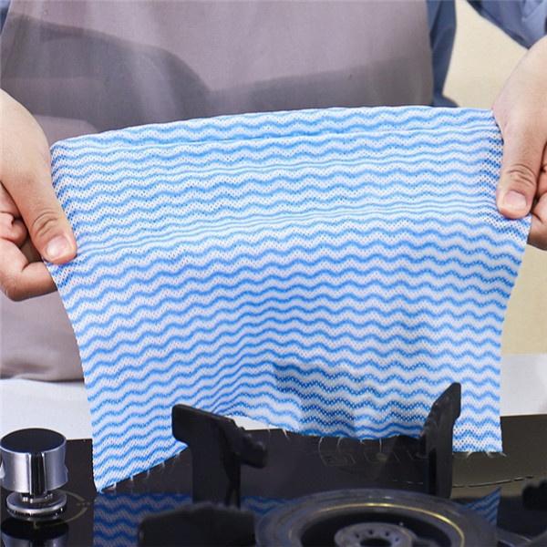 Non Wooven Fabric Disposable Handy Wipe Cleaning Cloth Roll, Tissue Roll (1Pc) Your Brand