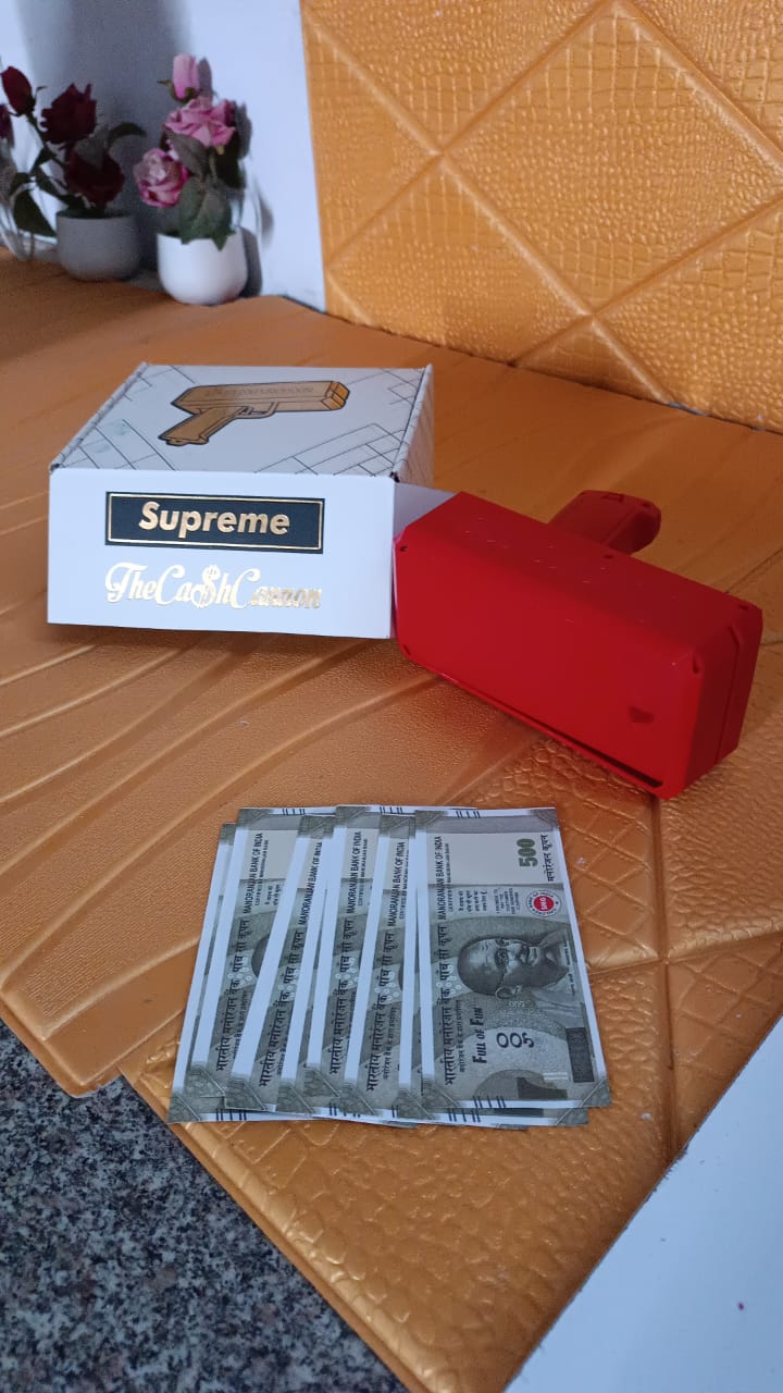 Money Gun Shooter Cash Spray for Party,Wedding, Birthday Your Brand