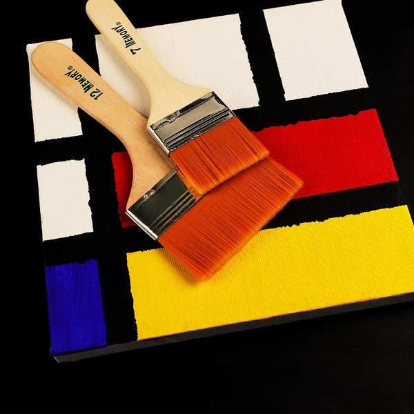 Artistic Flat Painting Brush - Set of 12 Your Brand