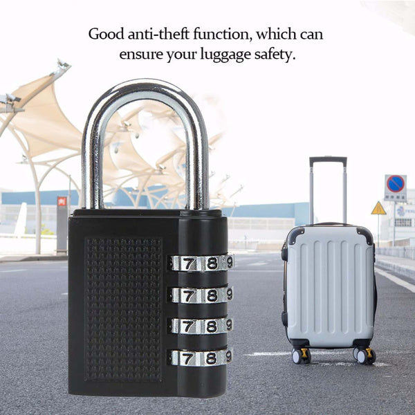 '-4 Digit Combination Padlock Your Brand