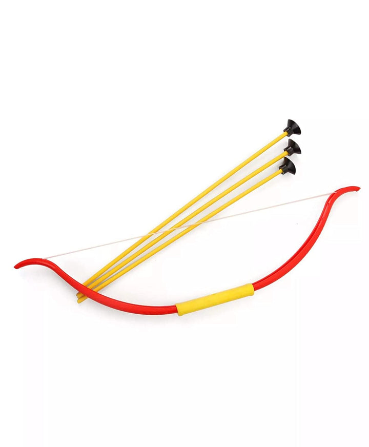 Bow and arrow toy set for children, includes quiver.