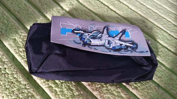 Pencil Pouch With Zipper, Students Pencil Case Large Capacity, Makeup Pouch, Stationery Bag (1 Pc/ 2 Compartment) - TezCart