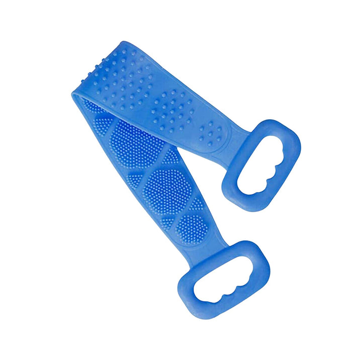 Silicone Body Back Scrubber, Double Side Bathing Brush for Skin Deep Cleaning Massage. Your Brand