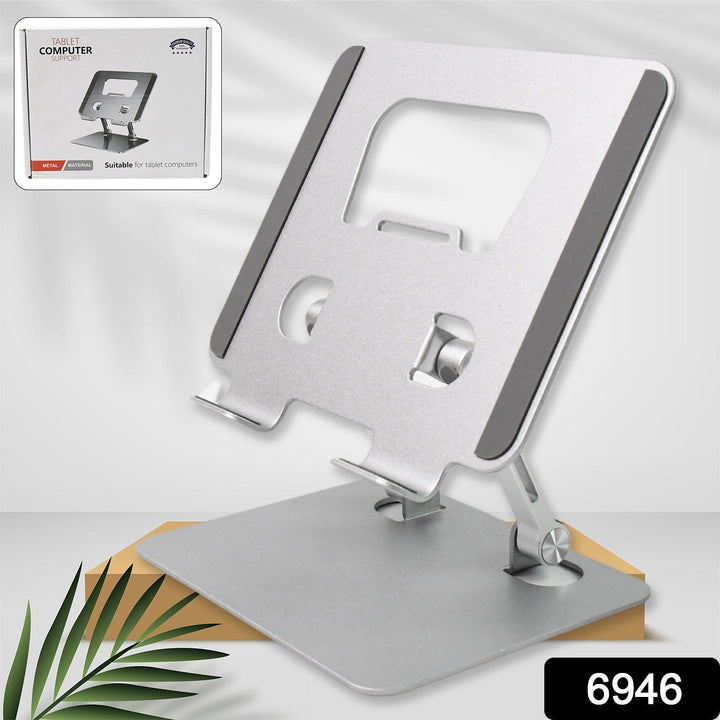Tablet Stand Metal Alloy Adjustable Bracket, Suitable For tablet Computers for Desk Ergonomic Foldable Metal Tablet Holder/Tablets/Mobile Phones Your Brand