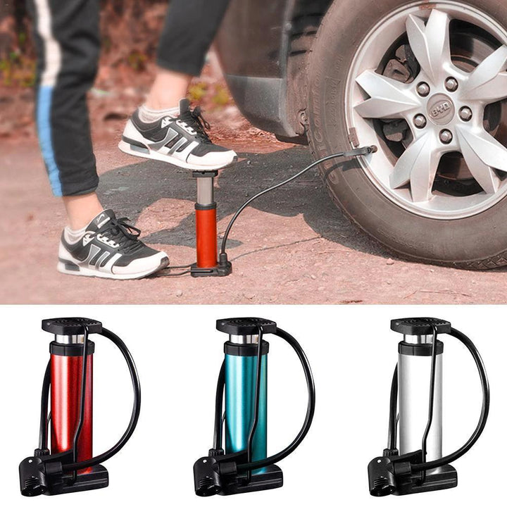 Portable Mini Foot Pump for Bicycle, Bike, and Car Your Brand