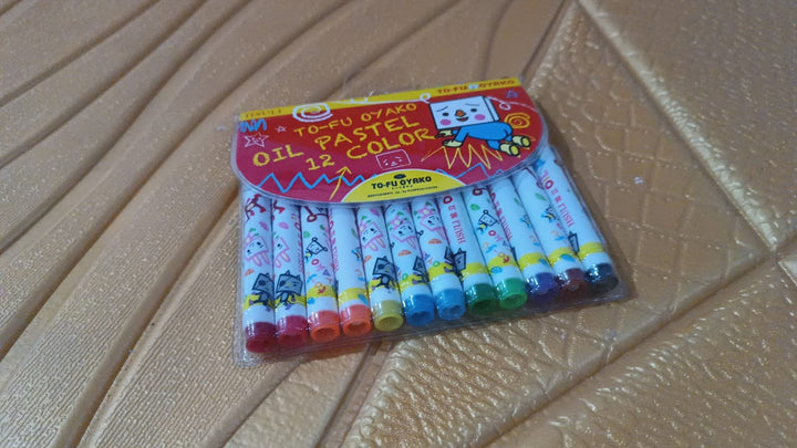 Crayons - 12 Colours Washable Testable Non-Toxic Jumbo Crayons for Toddlers - TezCart