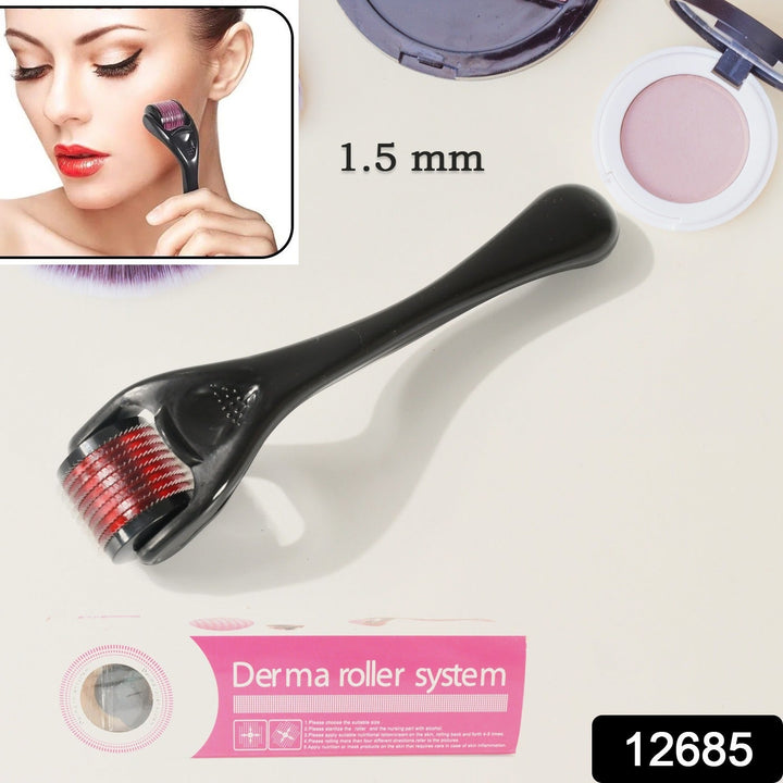 Derma Roller Anti Ageing and Facial Scrubs & Polishes Scar Removal Hair Regrowth (2 MM) Your Brand