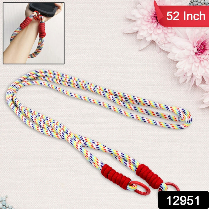 Universal lanyard for phone, Cross-body Cell Phone Lanyard  With All Smartphones (1 pc / 52 Inch / Multicolor) - TezCart