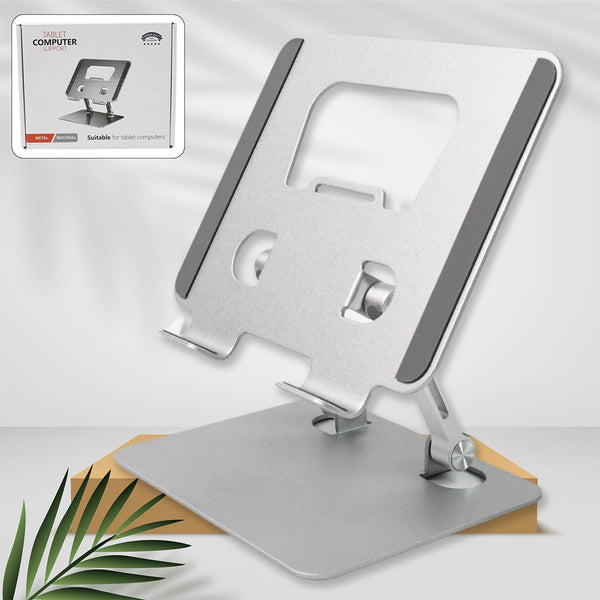 Tablet Stand Metal Alloy Adjustable Bracket, Suitable For tablet Computers for Desk Ergonomic Foldable Metal Tablet Holder/Tablets/Mobile Phones Your Brand