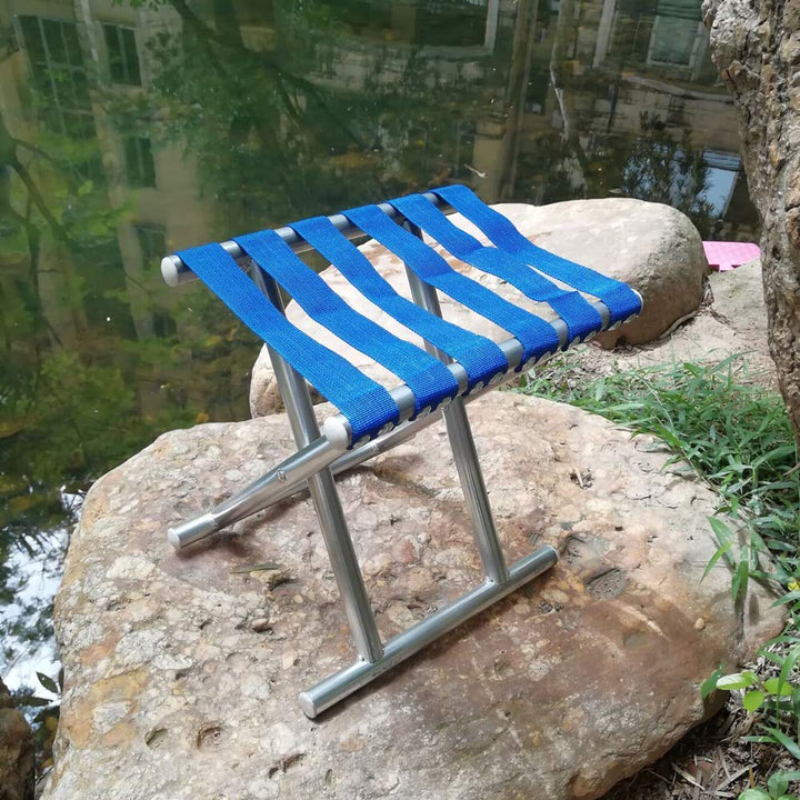 Folding Beach Tool Best Folding Stool Portable Travel Train Chair Outdoor Rest Seat Fishing Beach Picnic Hiking Backpacking Stool, Camping Fishing Hiking Picnic Garden (1 Pc ) Your Brand