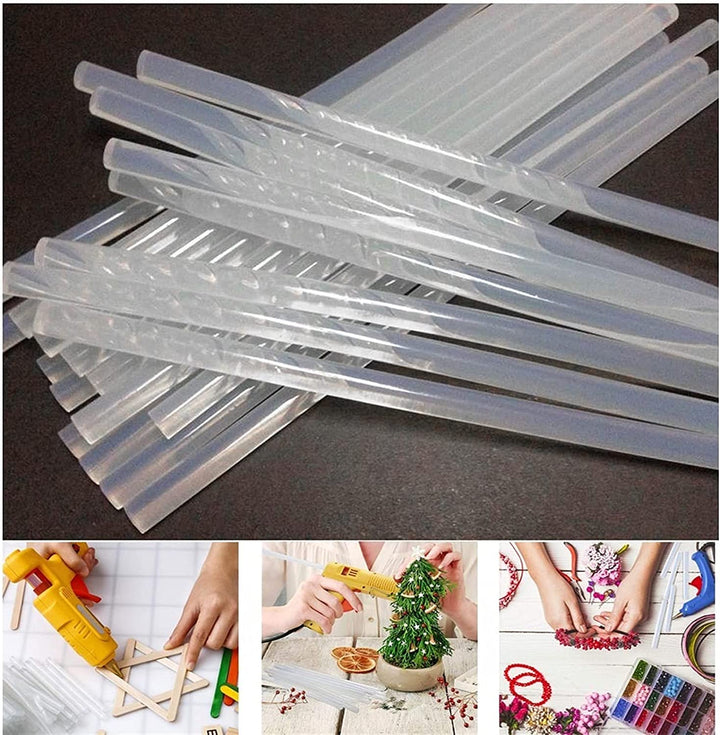 Glue Sticks for Craft and Art Decoration Craft Work Multi-Purpose Transparent HOT MELT Glue Sticks ( 1 Kg ) Your Brand
