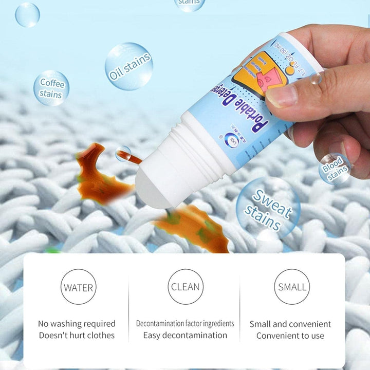 Clothes Stain Remover Bead Design Emergency Stain Rescue Roller Cleaner for Natural Fabric Removes Oil Almost All Types of Fabrics Your Brand