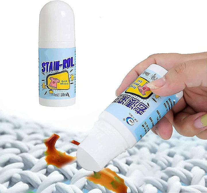Clothes Stain Remover Bead Design Emergency Stain Rescue Roller Cleaner for Natural Fabric Removes Oil Almost All Types of Fabrics Your Brand