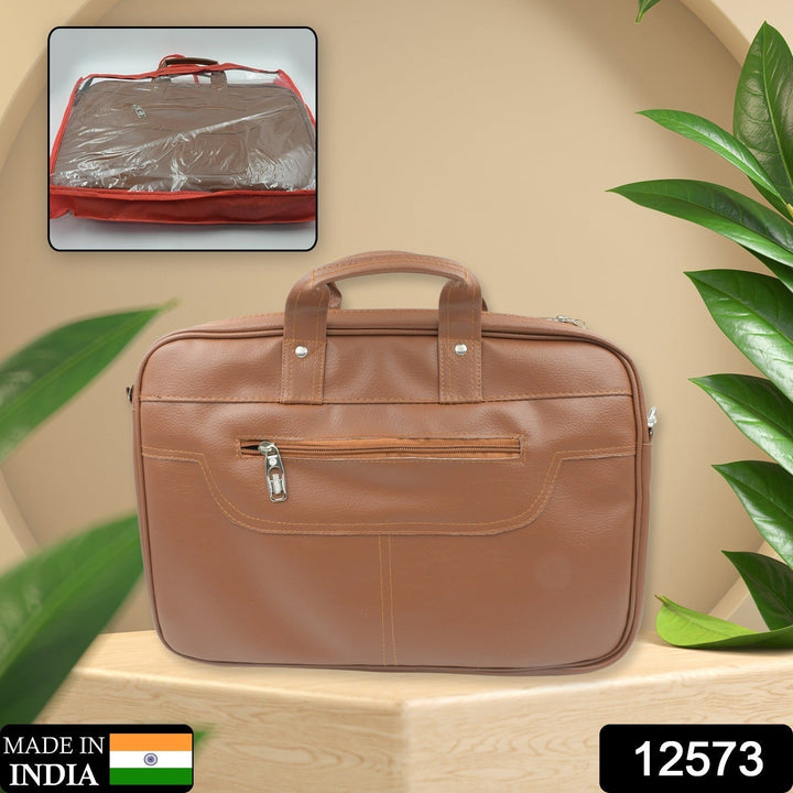 Multipurpose Bag, Shoulder Side Bag Office Laptop Faux Leather Executive Formal Laptop & MacBook Messenger / Office / Travel / Business / Shoulder / Hand / Sling Bag for Men Women with Multiple compartments Your Brand