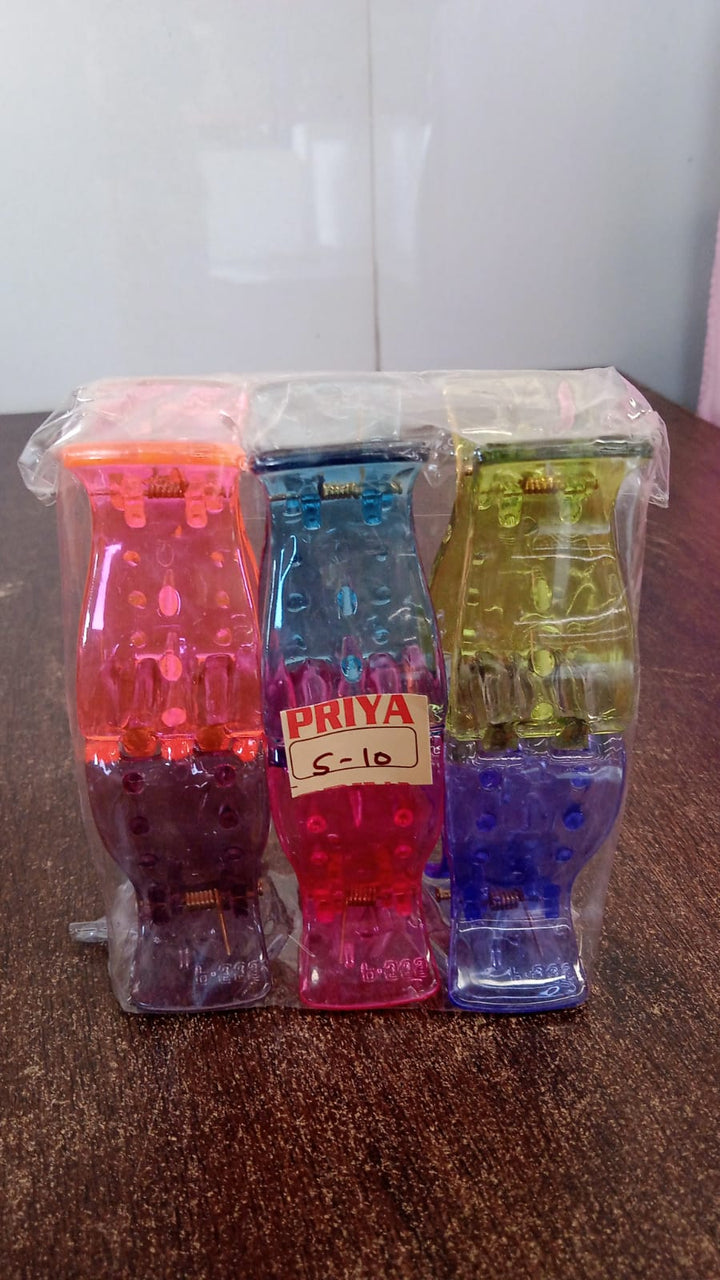 Big Hair Clips for Girls Kids Hair Accessories (6 Pcs Set / Transparent) - TezCart