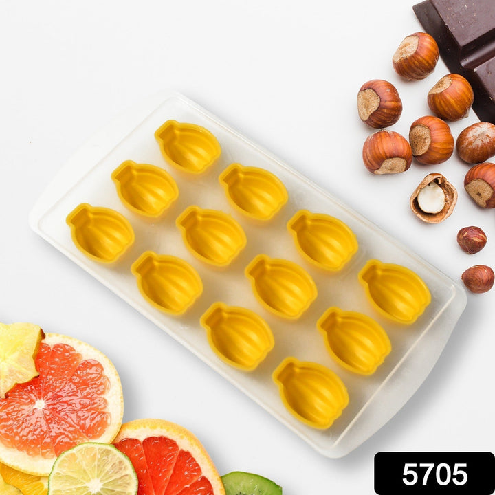 Silicone Mold Ice Cube Tray Creative Sweet Multi Type Ice Tray , Ice Cube Trays Multi Fruit Shape Ice Tray (1 Pc) Your Brand