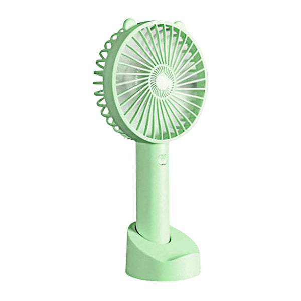 Portable Classic Hand Fan - 3-Speed Table Fan for Personal Desk, Suitable for Office, School, and Home Use (Battery Not Included) Your Brand