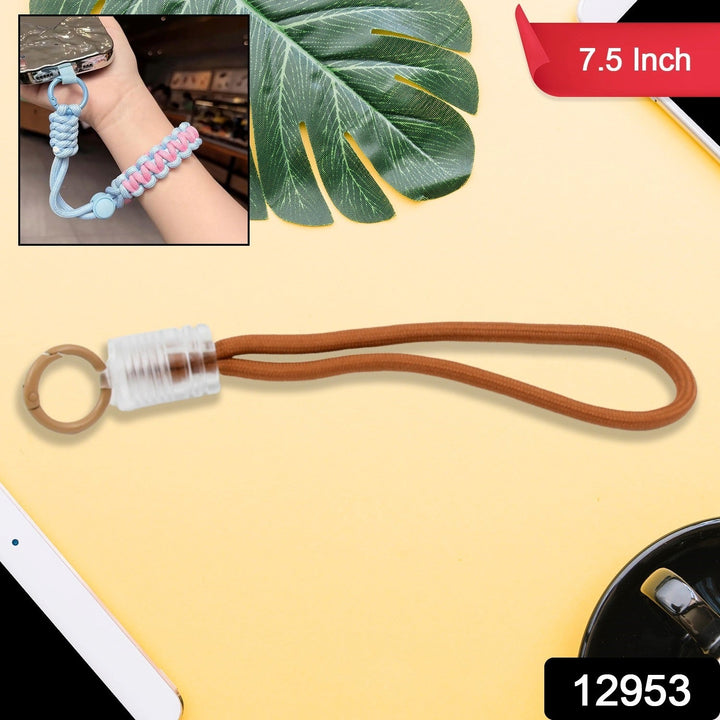 Multipurpose Hand Wrist Strap Lanyardwith Cellphone, Phone Strap (1 Pc / 7.5 Inch / Multicolor) - TezCart