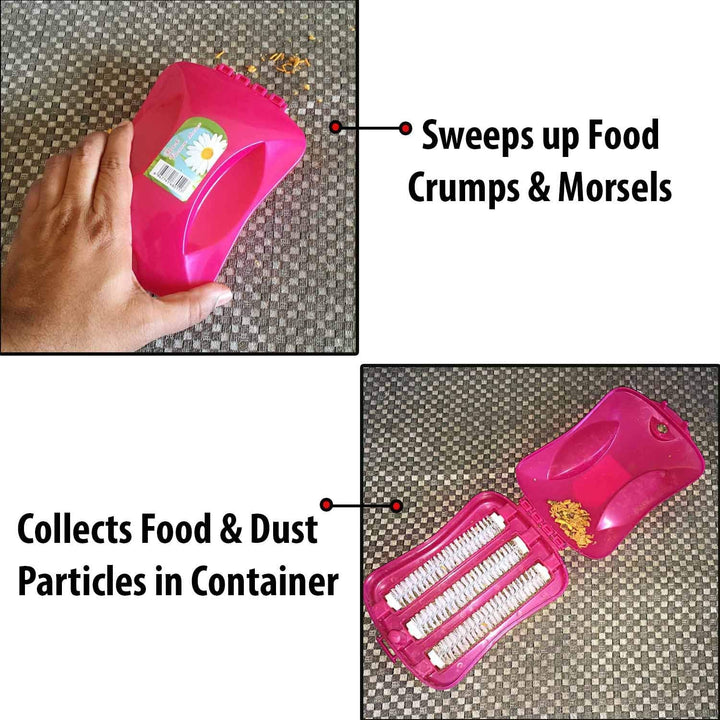 Plastic Handheld Carpet Roller Brush Cleaning with Dust Crumb Collector, Wet, and Dry Brush Your Brand