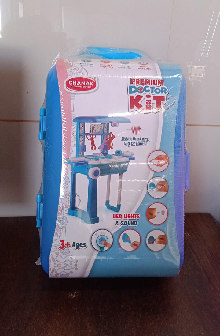 Premium Doctor Set Trolley Little Doctor Kids Toy (1 Set) - TezCart