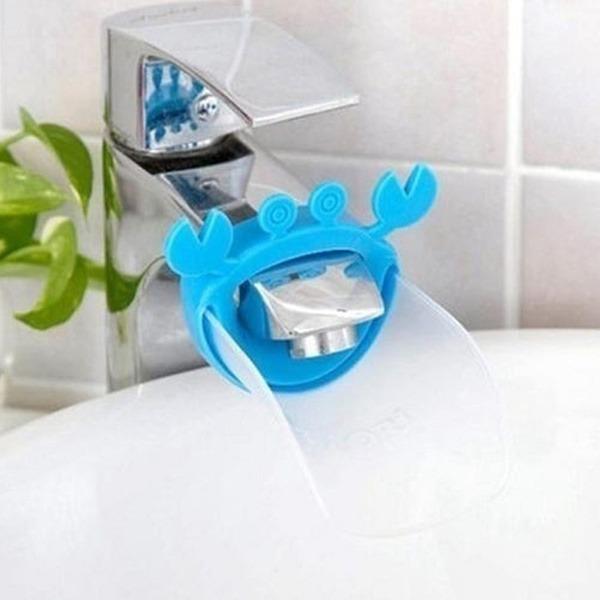 Faucet Extender | Easy Use for Hand Washing for Kids, Toddlers, Babies and Children |  Silicone Sink  Handle Extender | Fun Hand-Washing Solution | Cute Duck Mouth Design Wash Helper Bathroom Sink for Babies and Children (1 Pc) Your Brand