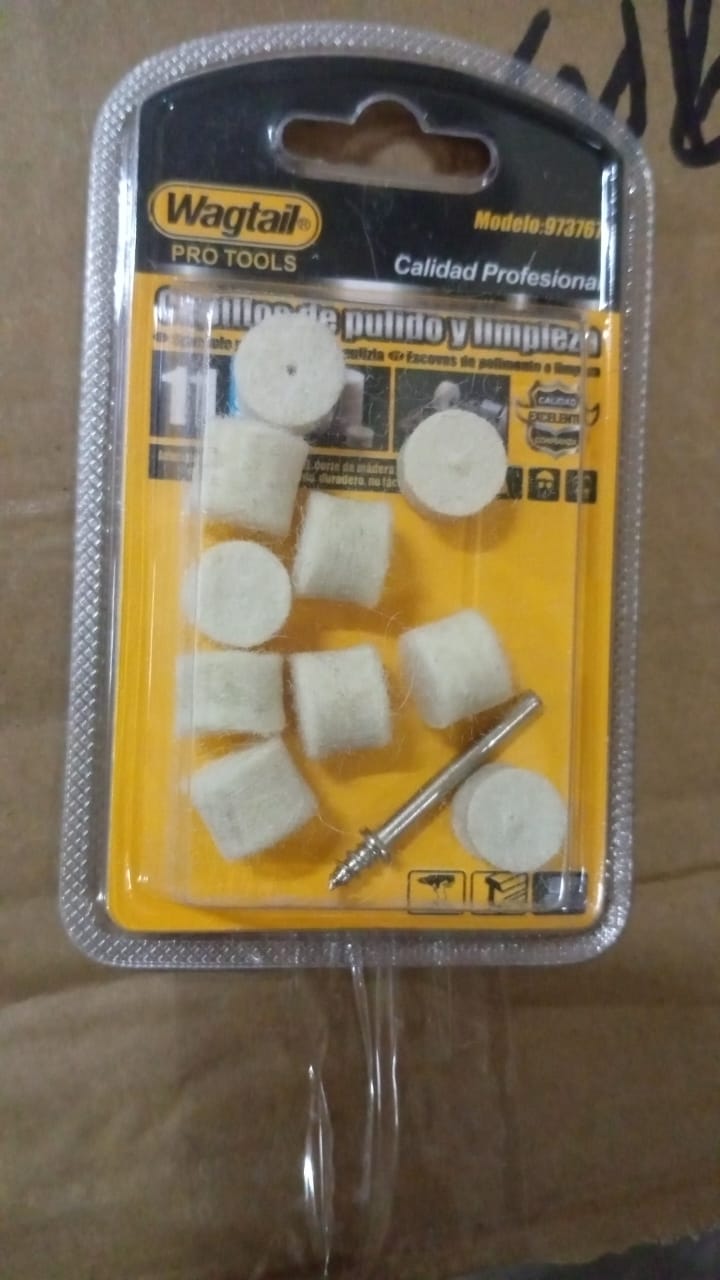 Rotary Tool Accessory Wool Felt Polishing Pad Felt (11 Pcs Set) Your Brand