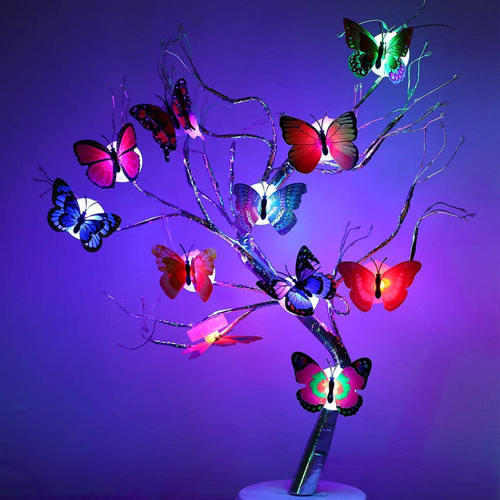 The Butterfly 3D Night Lamp Comes with 3D Illusion Design Suitable for Drawing Room, Lobby. - TezCart