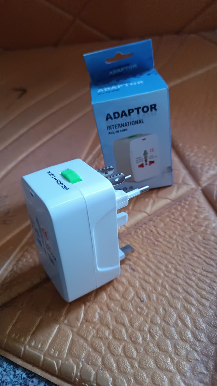 Universal Travel Adapter with Dual USB Charger Ports - International Multipurpose your brand